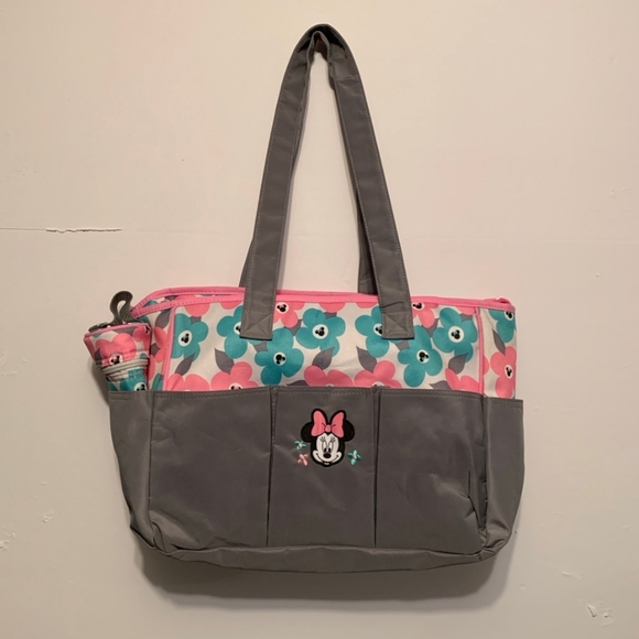 Disney Baby Diaper Bag Minnie Mouse Tote Travel - Picture 1 of 12